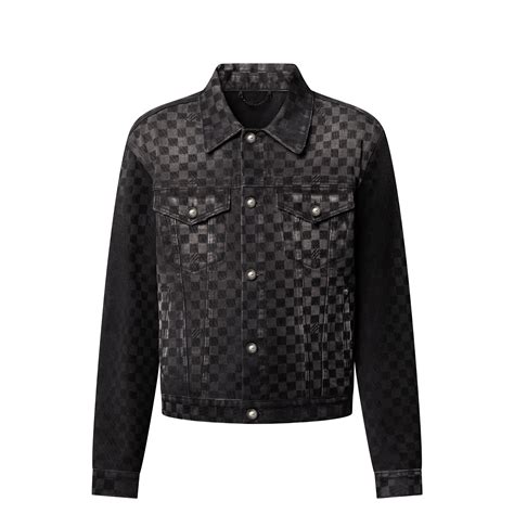 louis vuitton veste damier homme